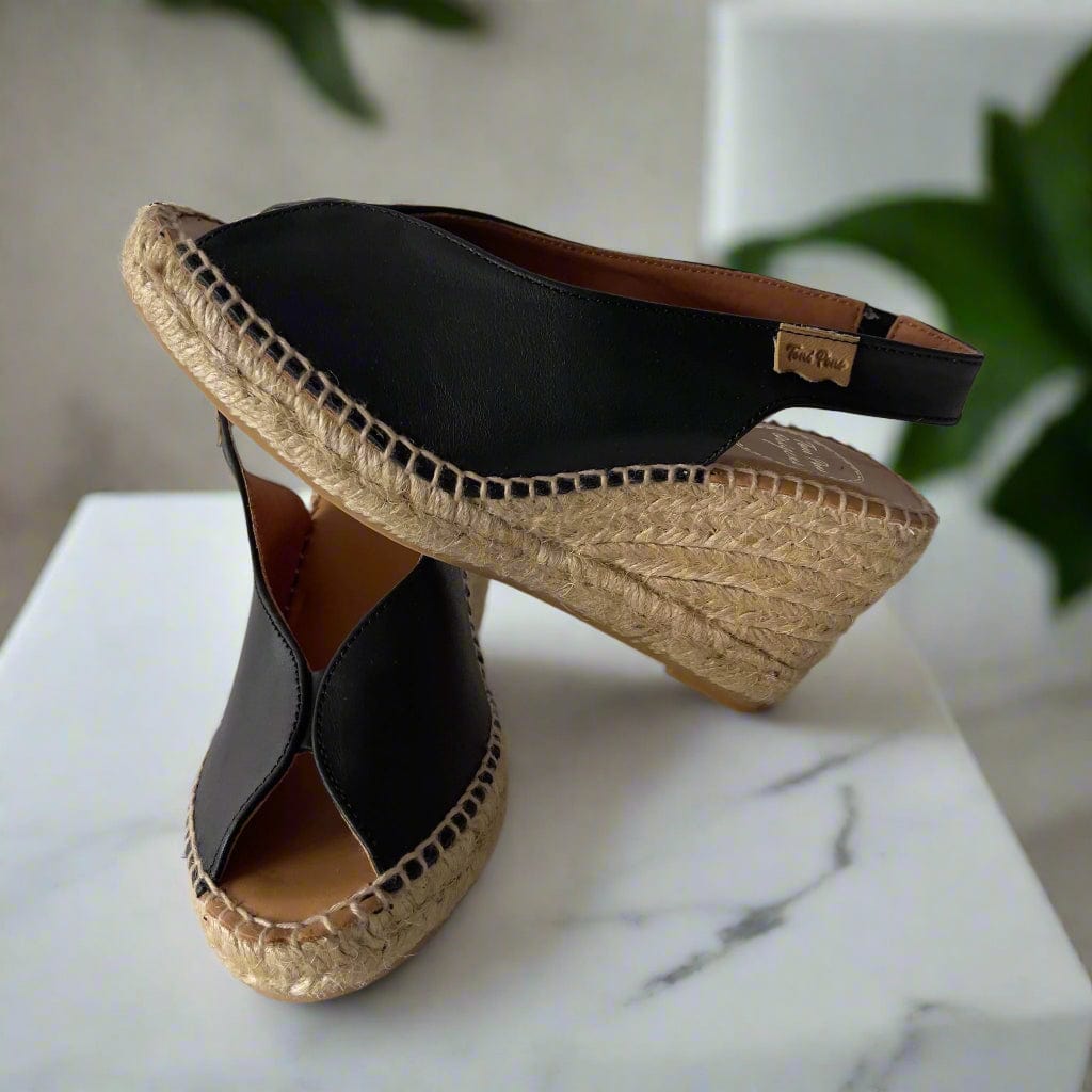 Black Toni Pons petite wedge espadrilles  