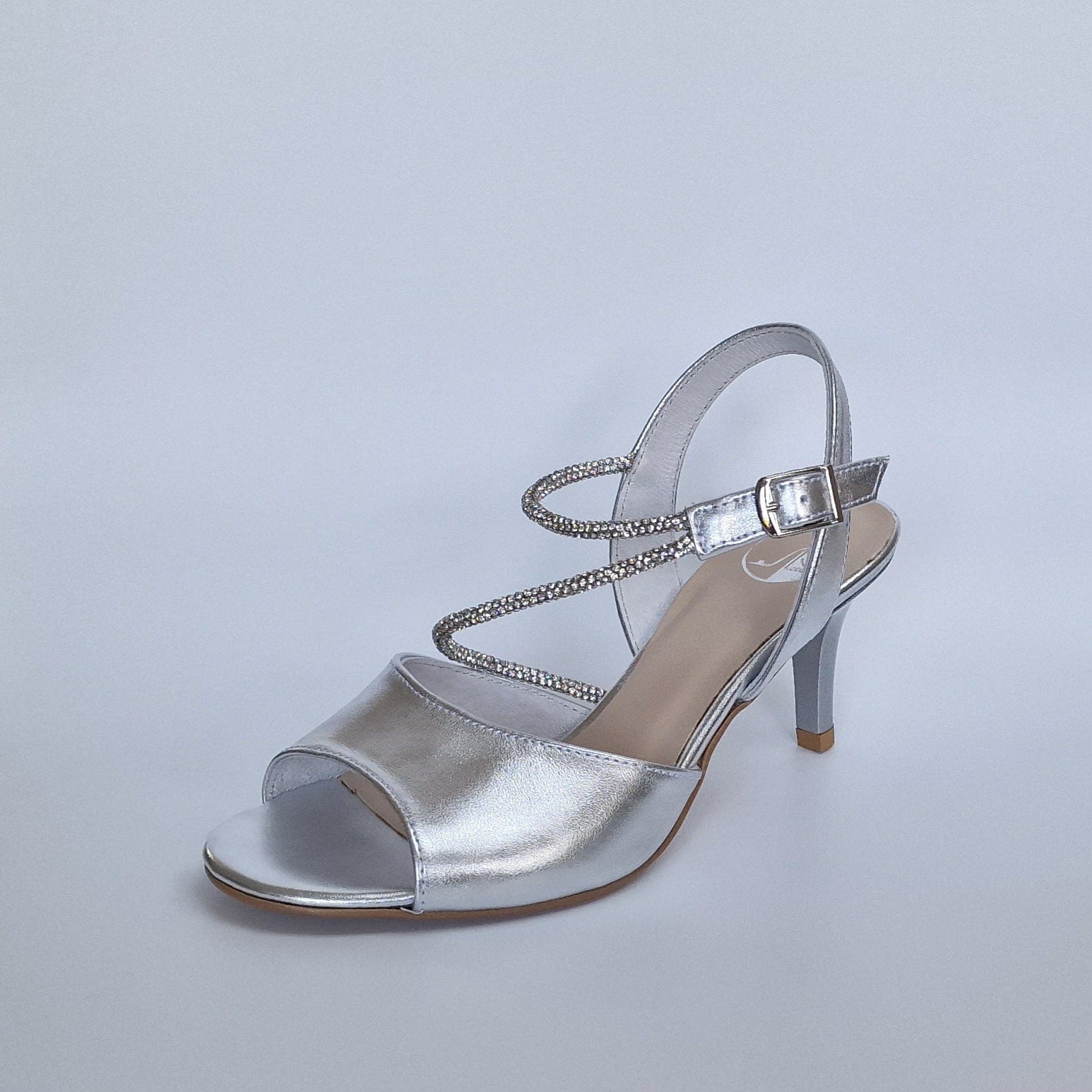Buy Silver Heeled Sandals for Women by Sneak-a-Peek Online | Ajio.com