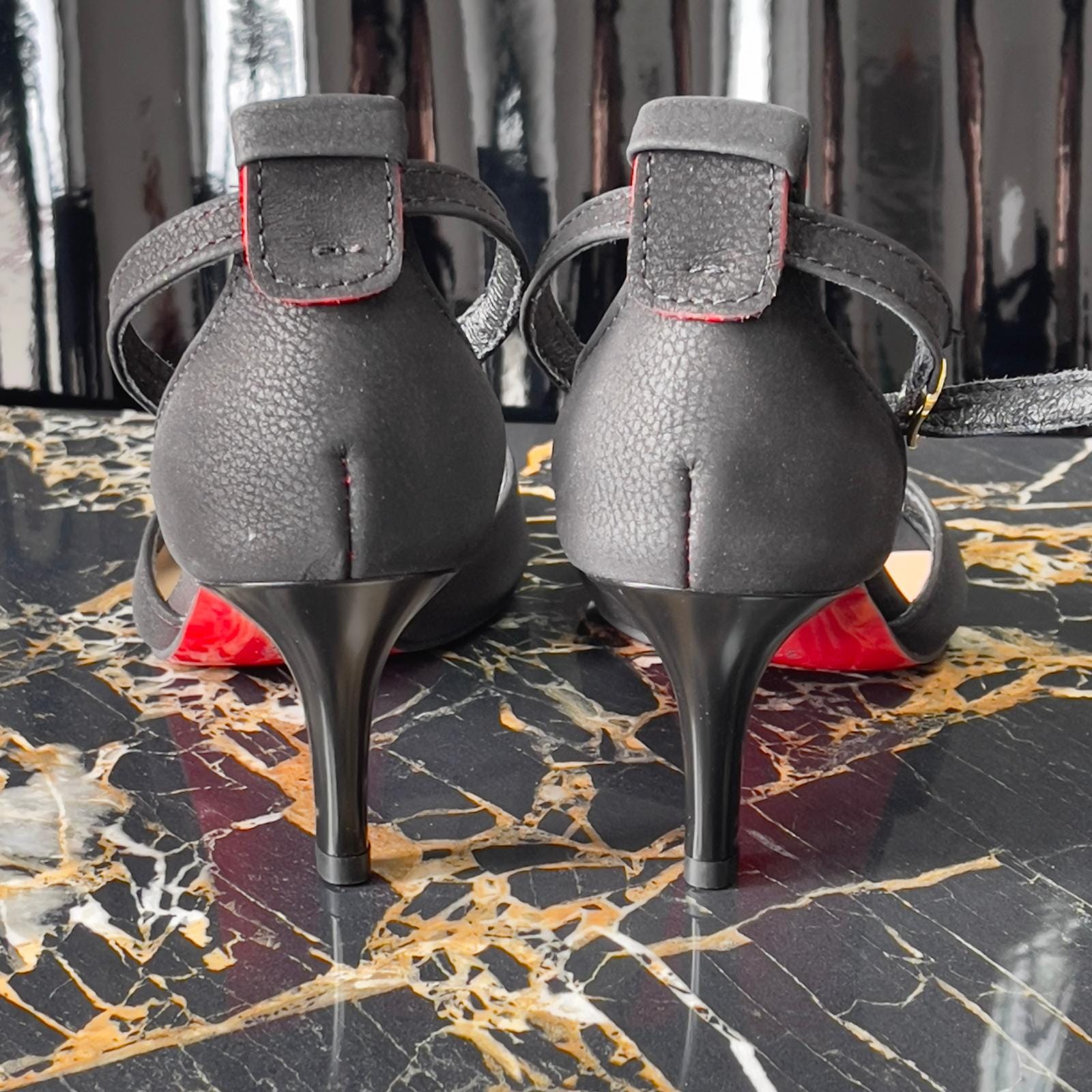 Black high heels clearance red bottom shoes