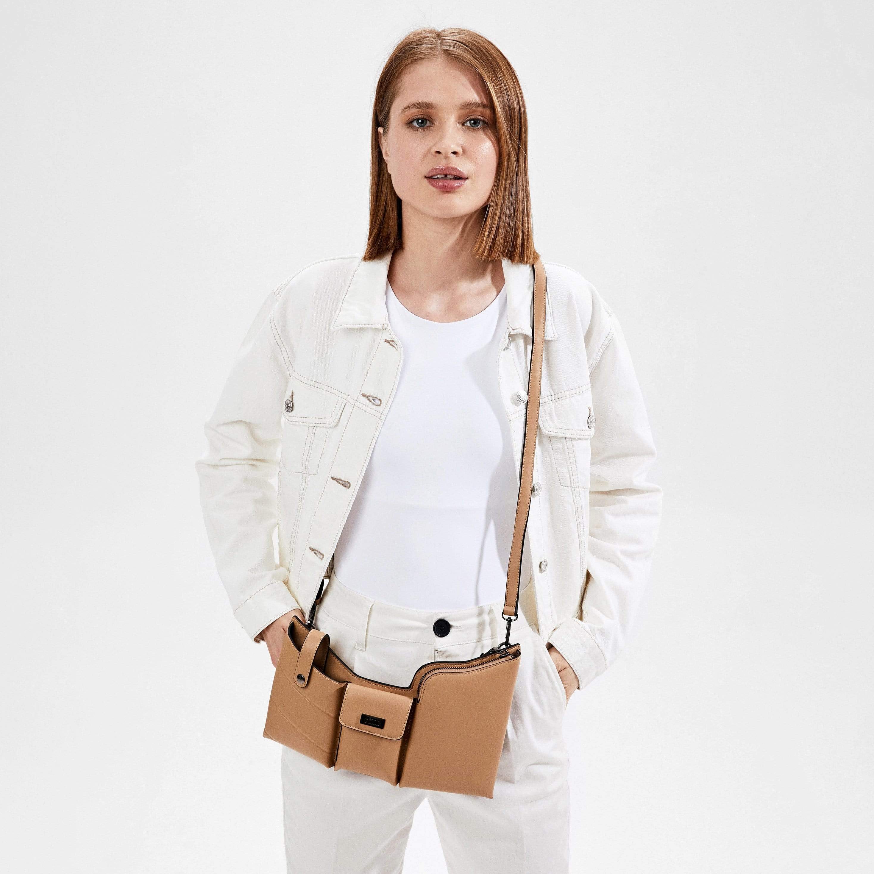 Zara white belt bag hot sale